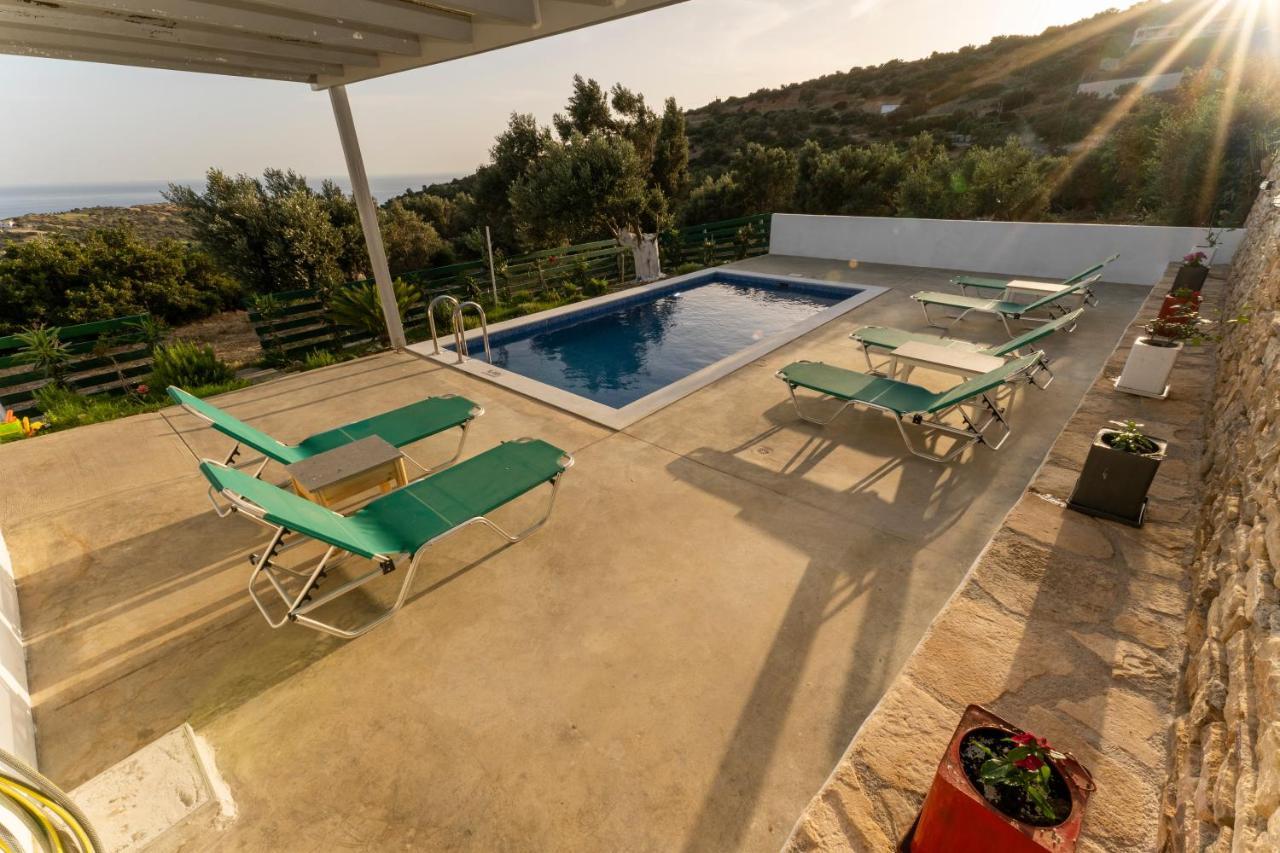 Galini House Villa Triopetra Bagian luar foto