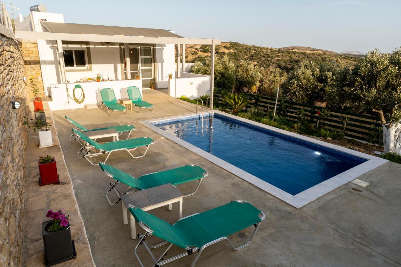 Galini House Villa Triopetra Bagian luar foto