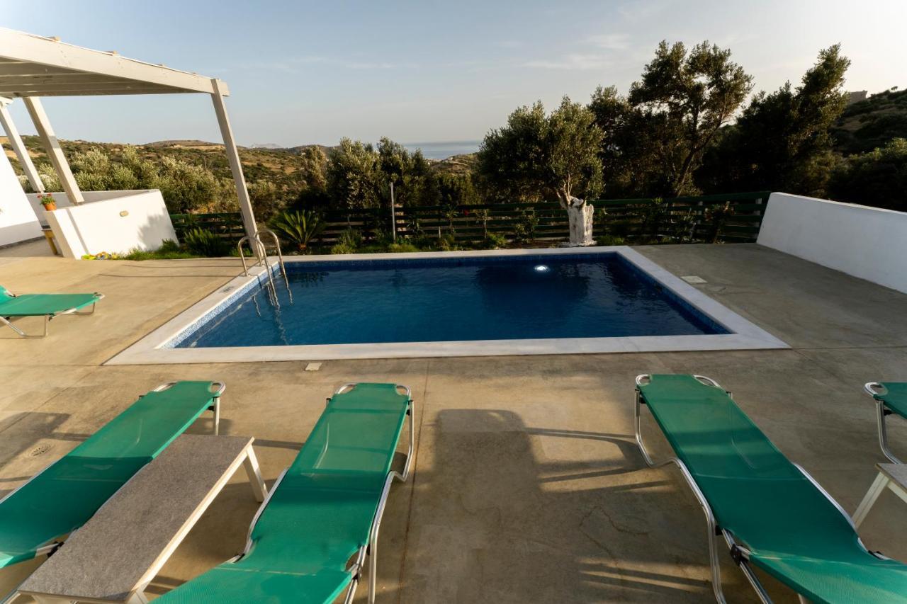 Galini House Villa Triopetra Bagian luar foto
